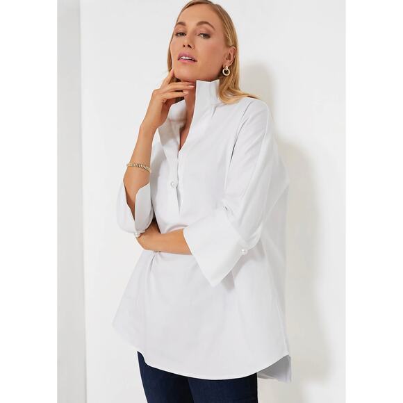 Tuckernuck Tops - Tuckernuck White/Blanc Willow Blouse NWT size Small